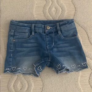 Girls Sonoma Jean shorts scalloped edges